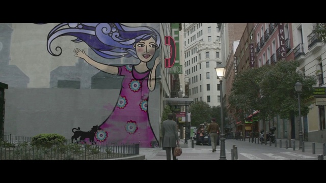 Video Reference: Street art, Art, Violet, Urban area, Purple, Snapshot, Pink, Graffiti, Illustration, Visual arts