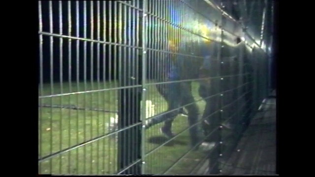 Video Reference: Net, Animal shelter, Iron, Metal, Mesh, Fence, Architecture, Wire fencing, Glass, Chain-link fencing