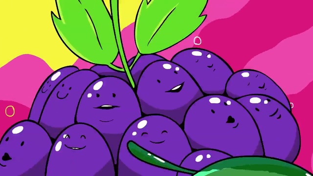 Video Reference: purple, plant, flower, produce, violet, leaf, cartoon, flowering plant, flora, fruit