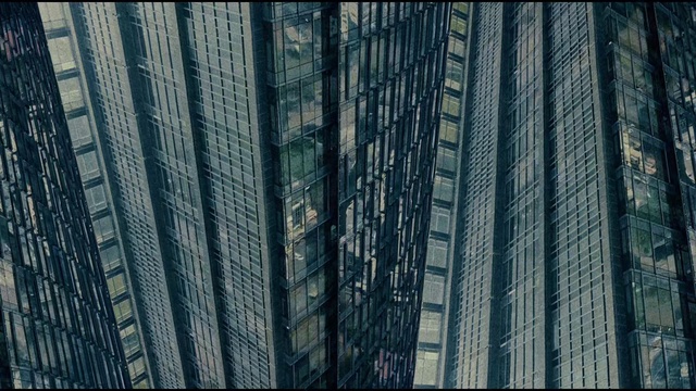 Video Reference: Blue, Architecture, Skyscraper, Metropolitan area, Daytime, Urban area, Tower block, Metropolis, Line, City, Person