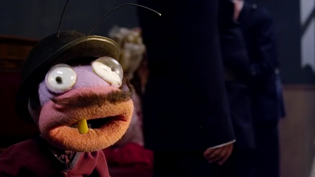 Video Reference: smile, fun, facial hair, puppet