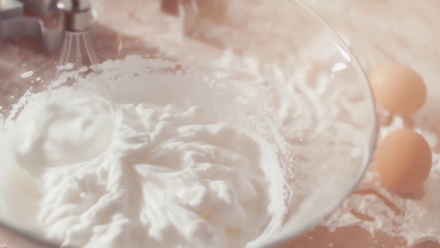 Video Reference: Food, Cream, Buttercream, Meringue, Whipped cream, Cuisine, Dairy, Icing, Pavlova, Marshmallow creme