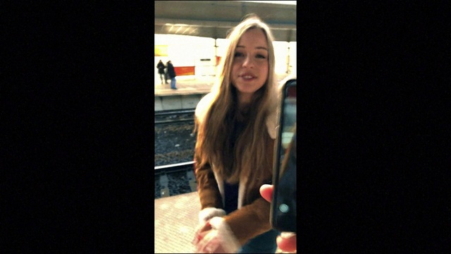 Video Reference: Hair, Photograph, Lady, Facial expression, Blond, People, Brown hair, Smile, Long hair, Beauty, Person