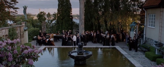 Video Reference: Water, Fountain, Reflecting pool, Water feature, Ceremony, Reflection, Event, Tree, Leisure, Pond