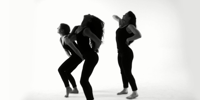 Video Reference: photograph, black and white, standing, joint, shoulder, photography, monochrome photography, dancer, silhouette, monochrome, Person