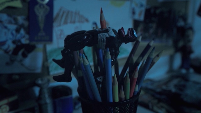 Video Reference: blue, darkness, screenshot, organism, computer wallpaper