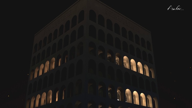 Video Reference: Architecture, Landmark, Light, Night, Building, Sky, City, Facade, Font, Metropolis