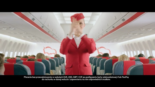 Video Reference: Flight attendant, Red, Airline, Air travel, Aircraft cabin, Fictional character