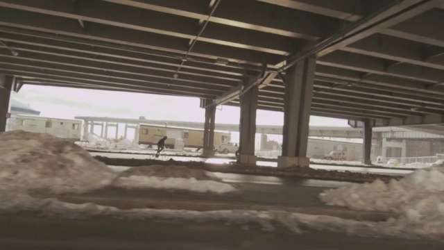 Video Reference: Building, Architecture, Photography, Overpass, Black-and-white, Floor, House, Person