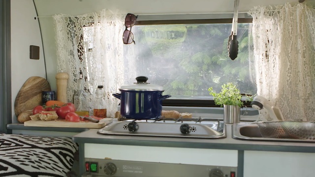 Video Reference: Room, Wall, Interior design, Furniture, House, Textile, Curtain, Shelf, Window, Table