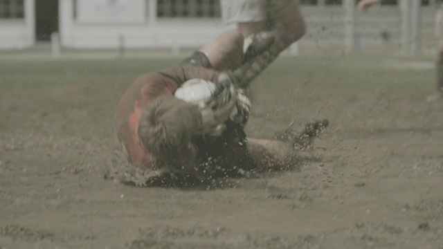 Video Reference: mud, soil, grass, traditional sport, material, player