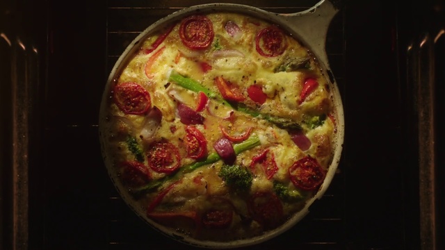 Video Reference: Dish, Food, Cuisine, Pizza, Ingredient, Frittata, Recipe, Italian food, Produce, Vegetarian food