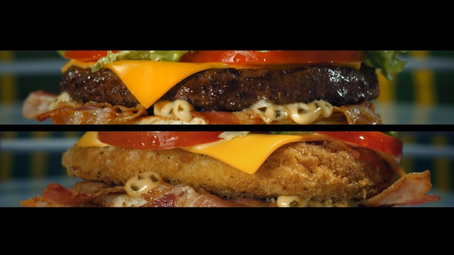 Video Reference: Food, Junk food, Fast food, Cheeseburger, Dish, Cuisine, Ingredient, Finger food, Sandwich, Cheesesteak