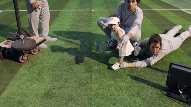 Video Reference: Lawn, Grass, Artificial turf, Grass family, Flooring, Plant, Leisure, Games, Team, Recreation