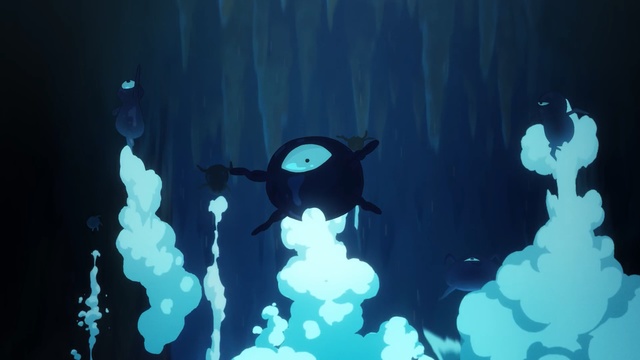 Video Reference: Blue, Illustration, Sky, Design, Animation, Fictional character, Art, Graphic design