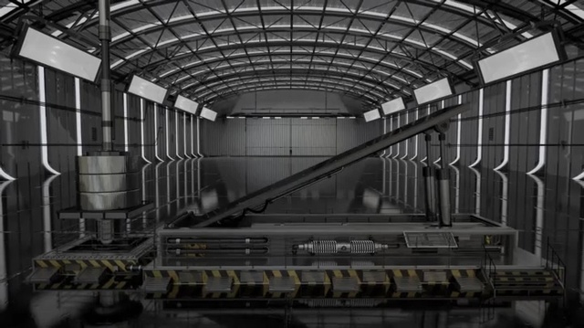 Video Reference: Transport, Industry, Urban area, Iron, Architecture, Building, Black-and-white, Factory, Metal, Steel, Person