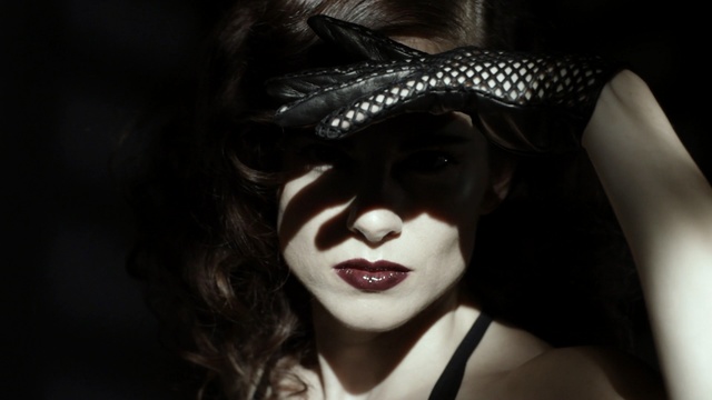 Video Reference: beauty, headgear, darkness, girl