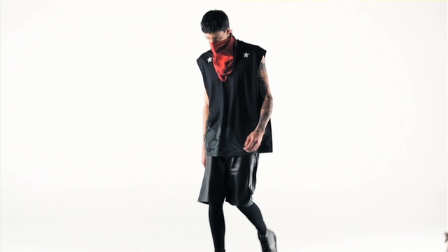 Video Reference: clothing, fashion model, outerwear, fashion, jacket, sleeve, shoe, neck, coat, fashion design