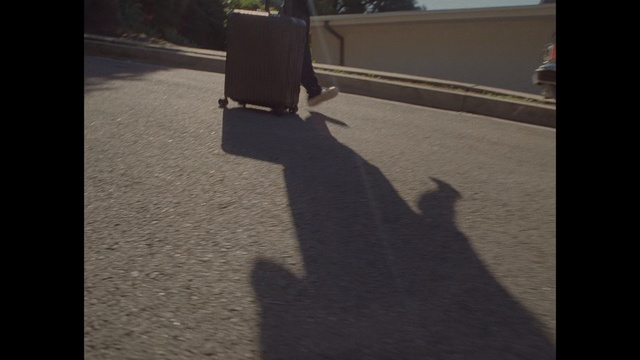 Video Reference: Shadow, Black, Asphalt, Snapshot, Road surface, Tints and shades, Photography, Sunlight, Floor, Square