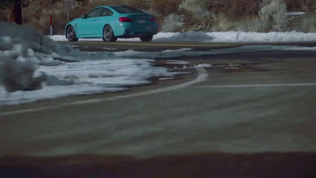 Video Reference: Land vehicle, Vehicle, Car, Mid-size car, Drifting, Performance car, Luxury vehicle, Personal luxury car, Snow, Landscape