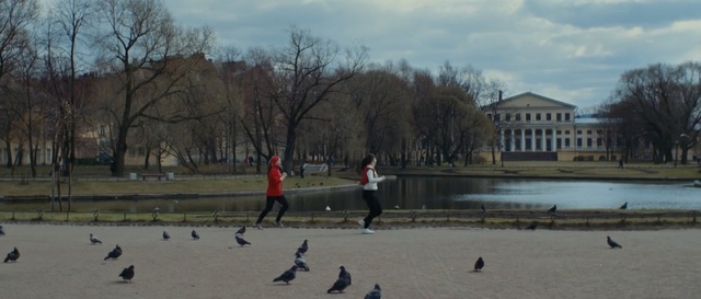 Video Reference: Public space, Water, Footwear, Leisure, Bird, Tree, Fun, Recreation, Plaza, Crowd