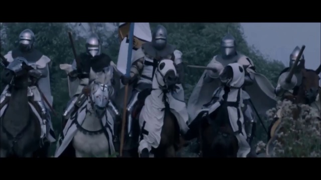 Video Reference: Horse, Middle ages, Horse harness, Troop, Fictional character, History, Movie, Action film, Person