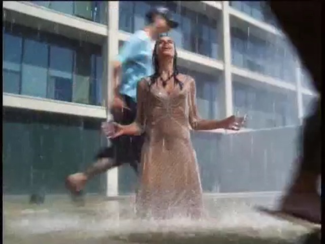 Video Reference: water, water feature, fun, fountain, recreation, Person