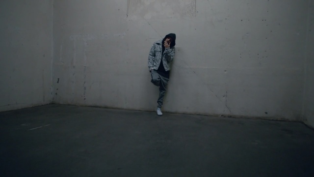 Video Reference: wall, floor, darkness, area, flooring, concrete, space