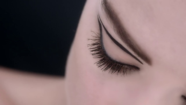 Video Reference: Eyelash, Eyebrow, Eye, Face, Close-up, Cosmetics, Skin, Organ, Eyelash extensions, Beauty