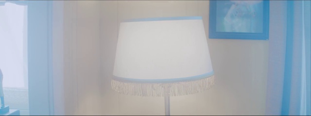Video Reference: Lampshade, Lighting accessory, White, Blue, Lighting, Light fixture, Lamp, Room, Home accessories, Ceiling