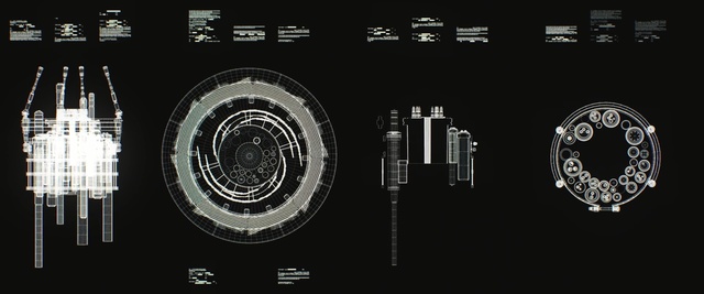 Video Reference: text, black and white, font, technology, monochrome, product, circle, brand, computer wallpaper, graphics
