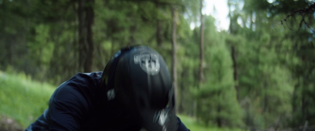 Video Reference: Natural environment, Forest, Jungle, Tree, Downhill mountain biking, Personal protective equipment, Rainforest, Woodland, Photography, Helmet