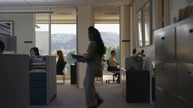 Video Reference: Office, Building, Architecture, Event, Interior design, Job, Employment