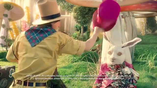 Video Reference: Rabbit, Easter bunny, Rabbits and Hares, Grass, Balloon, Kangaroo, Play, Fawn, Ear, Person