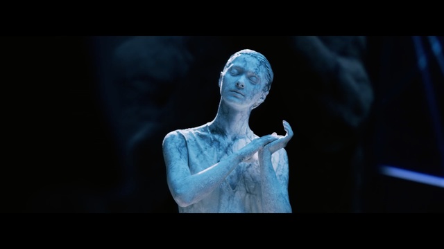 Video Reference: darkness, human body, human, performance art, statue, organism, performance, art, screenshot, classical sculpture, Person