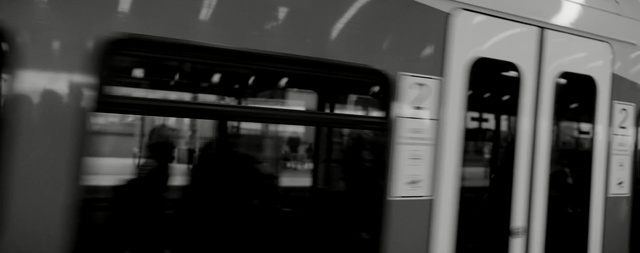 Video Reference: Transport, Black, Black-and-white, Monochrome, Train, Snapshot, Public transport, Monochrome photography, Photography, Metro