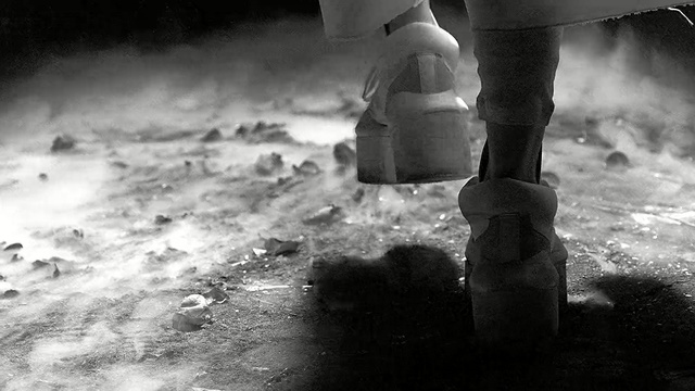 Video Reference: Black-and-white, Monochrome photography, Water, Monochrome, Leg, Photography, Foot, Cloud, Ice, Shoe