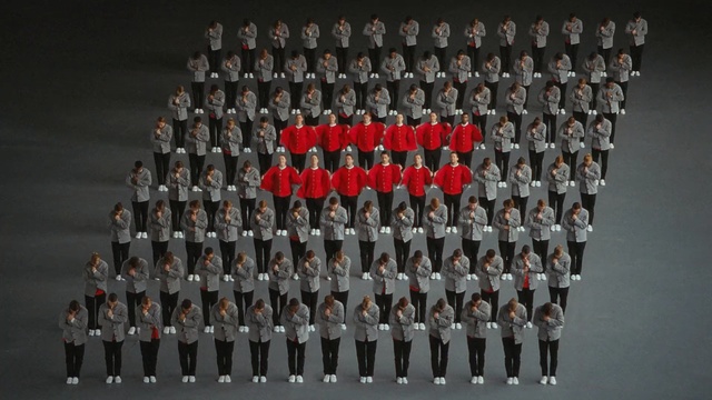 Video Reference: group, people, pattern, Person