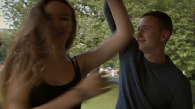 Video Reference: Photograph, Facial expression, Fun, Shoulder, Lady, Arm, Male, Youth, Interaction, Happy