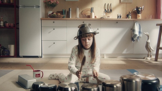 Video Reference: Drum, Drums, Percussion, Room, Timbales, Headgear, Cookware and bakeware, Drummer, Fashion accessory, Hat