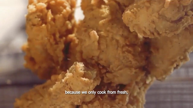 Video Reference: Dish, Food, Fried food, Crispy fried chicken, Cuisine, Ingredient, Fried chicken, Chicken meat, Dessert, Produce, Person