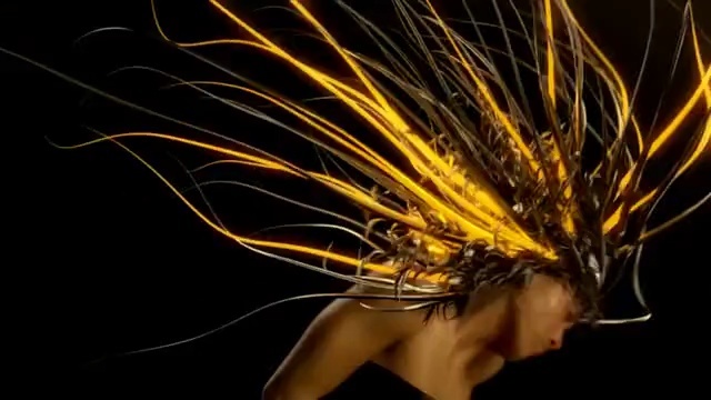 Video Reference: Hair, Yellow, Darkness, Close-up, Photography, Stock photography, Art, Graphic design, Black hair, Cg artwork