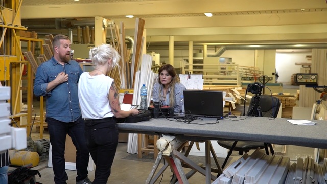 Video Reference: Wood, Table, Workshop, Person