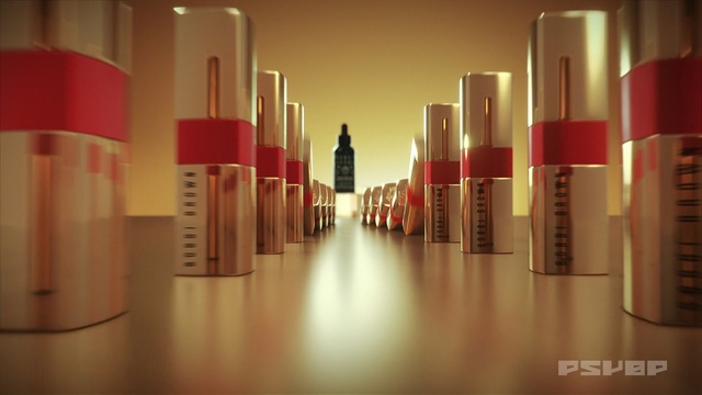 Video Reference: Red, Beauty, Human settlement, Lipstick, City, Material property, Cosmetics, Tints and shades, Reflection, Cylinder, Person