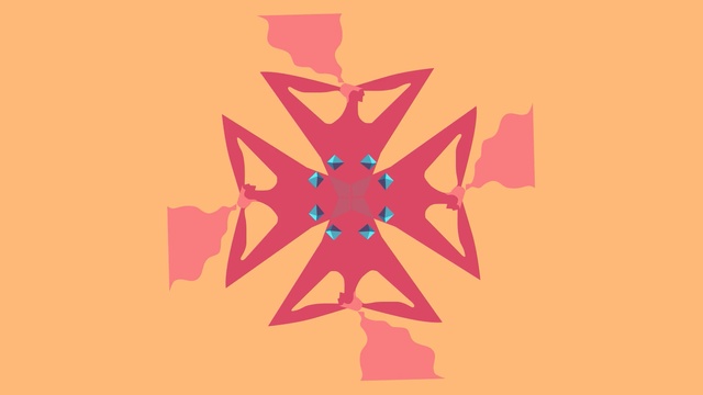 Video Reference: pink, font, design, graphic design, line, symmetry, illustration, computer wallpaper, graphics, fictional character