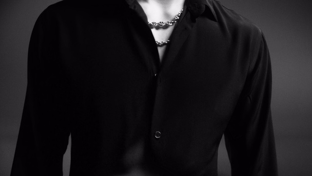 Video Reference: Black, White, Clothing, Outerwear, Collar, Neck, Formal wear, Sleeve, Suit, Black-and-white