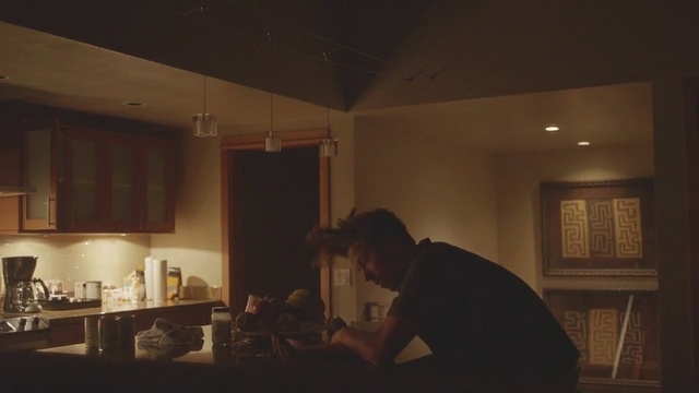 Video Reference: room, ceiling, interior design, lighting, home, light fixture, restaurant, window, darkness, house, Person