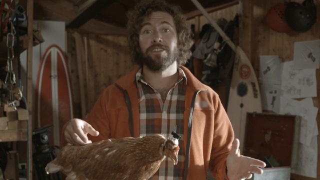 Video Reference: Facial hair, Art, Room, Wood, Pigeons and doves, Beard, Person