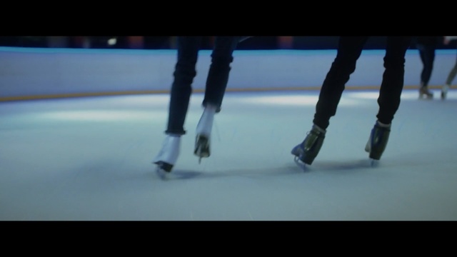 Video Reference: Ice skating, Ice, Skating, Ice skate, Footwear, Ice rink, Recreation, Winter