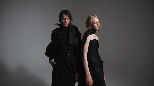 Video Reference: beauty, fashion, fashion model, dress, girl, model, fashion design, little black dress, performance, formal wear, Person
